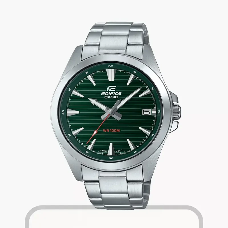 Casio Edifice Men's Watch  Green Dial Analog | EFV-140D-3AV